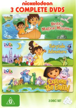 Go Diego Go: Diego's Magical Missions / Dora the Explorer: Fairytale Advenuture / Dora the Explorer: Explore the Earth (Nickelodeon Imagination Pack)