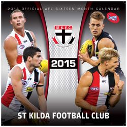 2015 Official AFL Calendar  - St. Kilda Saints