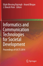 Informatics and Communication Technologies for Societal Development