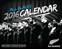 All Blacks 2016 Desk Easel Calendar