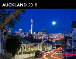 Auckland - 2018 Horizontal Calendar