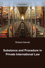 Substance and Procedure in Private International Law