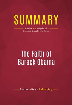 Summary: The Faith of Barack Obama