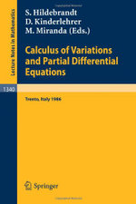 Calculus of Variations and Partial Differential Equations