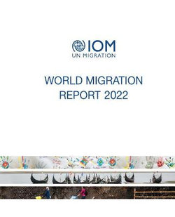 World Migration Report 2022 World Migration Report 2022