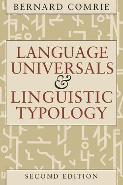 Language Universals & Linguistic Typology 2e (Paper Only)
