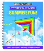 Brain Games - Sticker by Number: Summer Fun! (Easy - Square Stickers)