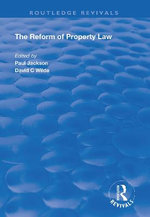 The Reform of Property Law