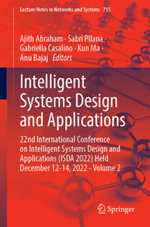Intelligent Systems Design and Applications
