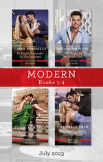 Modern Box Set 1-4 July 2023/Midnight Surrender to the Spaniard/One Night in My Rival's Bed/Her Vow to Be His Desert Queen/Penniless Cinderella for the Greek
