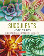 Succulents, 16 Note Cards