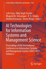AI Technologies for Information Systems and Management Science AI Technologies for Information Systems and Management Science