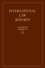 International Law Reports: Volume 167