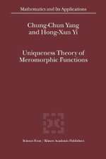 Uniqueness Theory of Meromorphic Functions