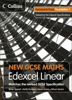 New GCSE Maths: Homework Book Foundation 1: Edexcel Linear (A)