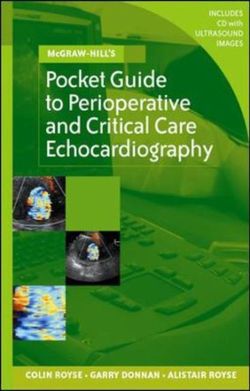 McGraw-Hill's Pocket Guide to Perioperative and Critical Care Echocardiography