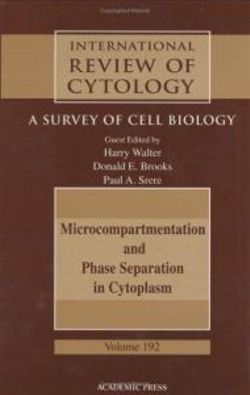 Microcompartmentation and Phase Separation in Cytoplasm: Volume 192 Microcompartmentation and Phase Separation in Cytoplasm: Volume 192