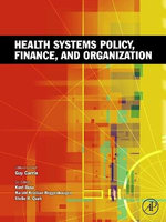 Health Systems Policy, Finance, and Organization