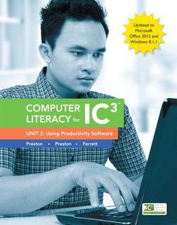 Computer Literacy for IC3, Unit 2