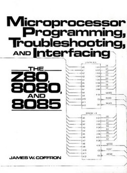 Microprocessor Programming, Troubleshooting, and Interfacing