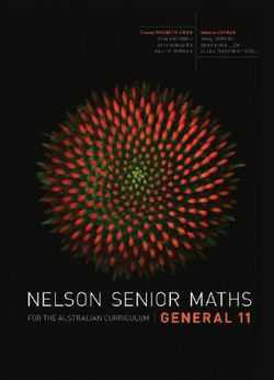 Nelson Senior Maths General 11 for the Australian Curriculum Nelson Senior Maths General 11 for the Australian Curriculum