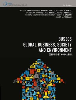CP0903 - BUS305 Global Business, Society and Environment