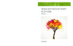 HLTH1036 Global and National Health 2016 edition