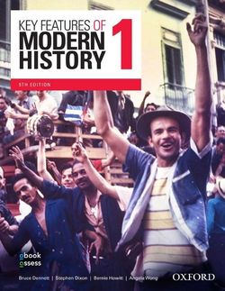 Key Features of Modern History 1 Year 11 Student book + obook assess