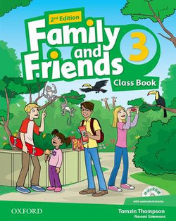 Family and Friends 3 Class Book and MultiROM Pack