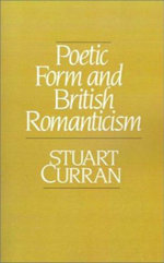 Poetic Form and British Romanticism