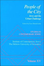 Studies in Contemporary Jewry: Volume XV: People of the City