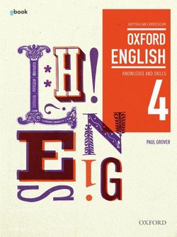 Oxford English 4 Knowledge and Skills Australian Curriculum Student Book + obook