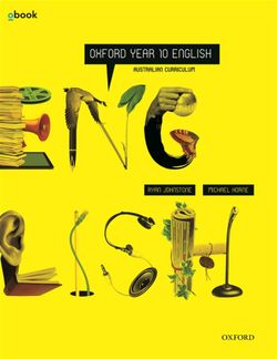 Oxford English Year 10 Australian Curriculum Student Book + obook