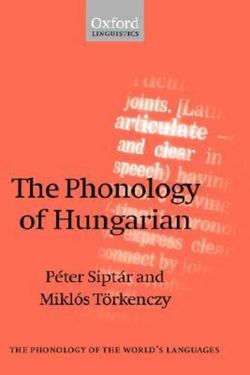 The Phonology of Hungarian