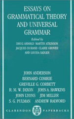 Essays on Grammatical Theory and Universal Grammar