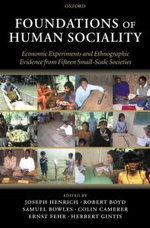 Foundations of Human Sociality