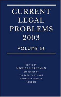 Current Legal Problems 2003
