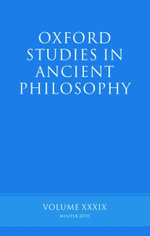 Oxford Studies in Ancient Philosophy volume 39