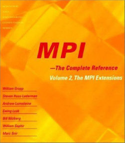 MPI - The Complete Reference: Volume 2
