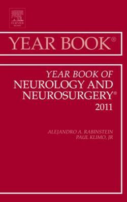 Year Book of Neurology and Neurosurgery: Volume 2011 Year Book of Neurology and Neurosurgery: Volume 2011