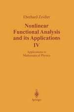 Nonlinear Functional Analysis and its Applications
