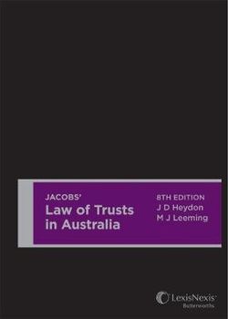Jacobs' Law of Trusts in Australia