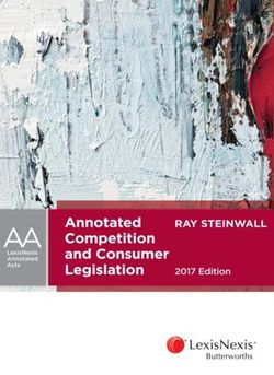 Annotated Competition and Consumer Legislation 2017 edition