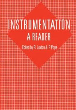 Instrumentation: A Reader