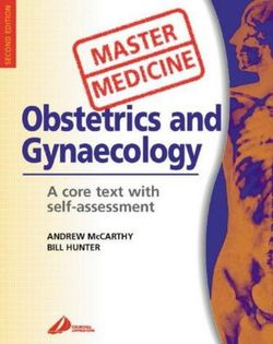 Obstetrics and Gynecology: A Core Text with Self-Assessment