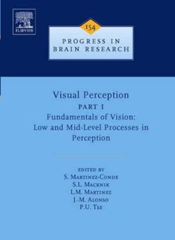 Visual Perception Part 1: Volume 154