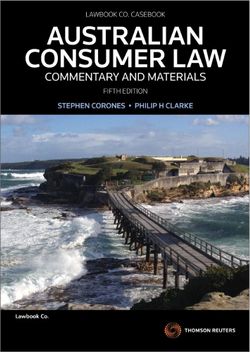 Australian Consumer Law: Commentary & Materials