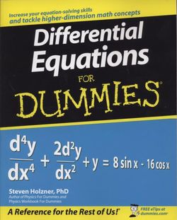 Differential Equations For Dummies