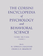 The Corsini Encyclopedia of Psychology and Behavioral Science, Volume 3