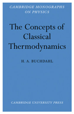 The Concepts of Classical Thermodynamics